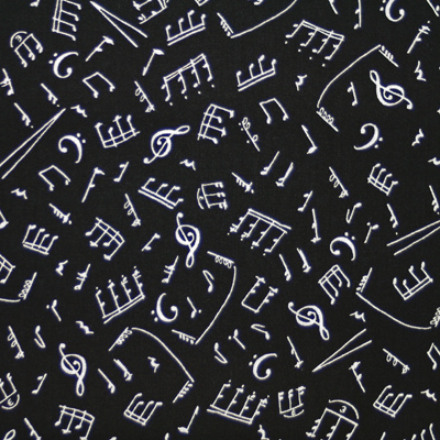 音楽柄50x55cm(UMC-022)カラーバリエーション