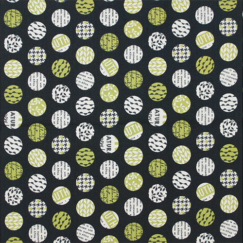 【水玉・英字柄プリント】(UMT-162)