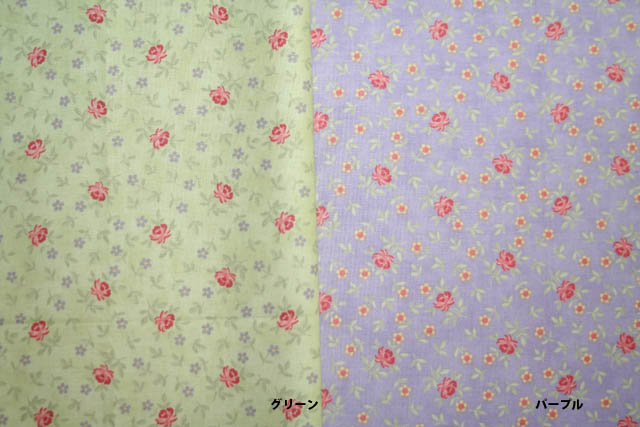 USAコットン  花柄   50x55cmサイズのみ　2色展開  (UOTS-149)
