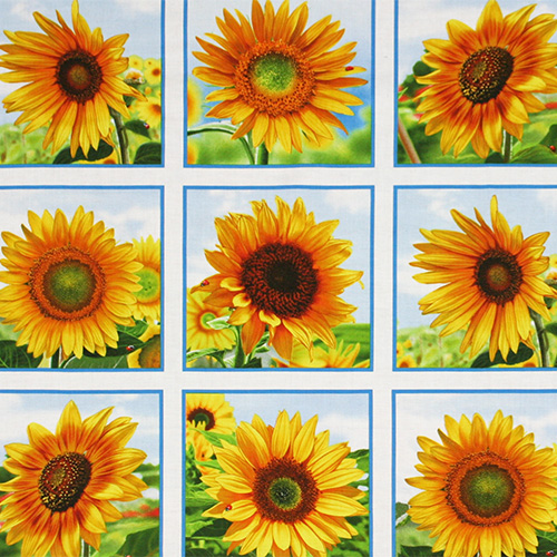 【花柄パネルプリント】60x110cm (UOTS-491)