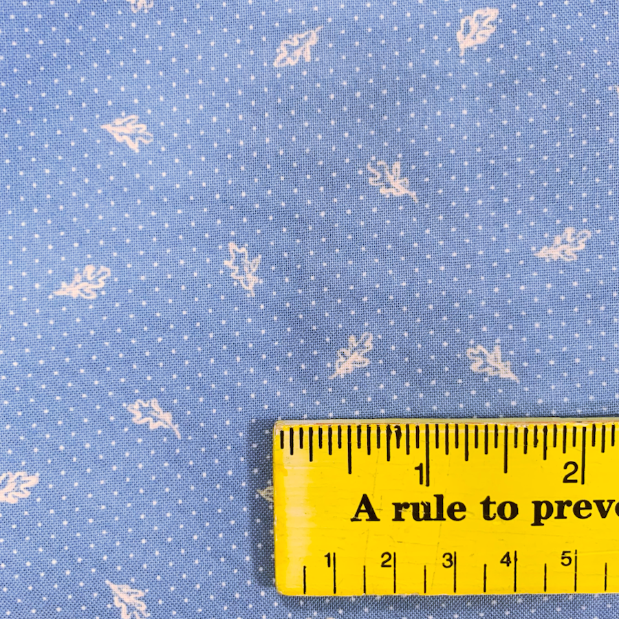 【Windermere シリーズ】USAコットン　ブルー系小花柄 (UOTS-499)