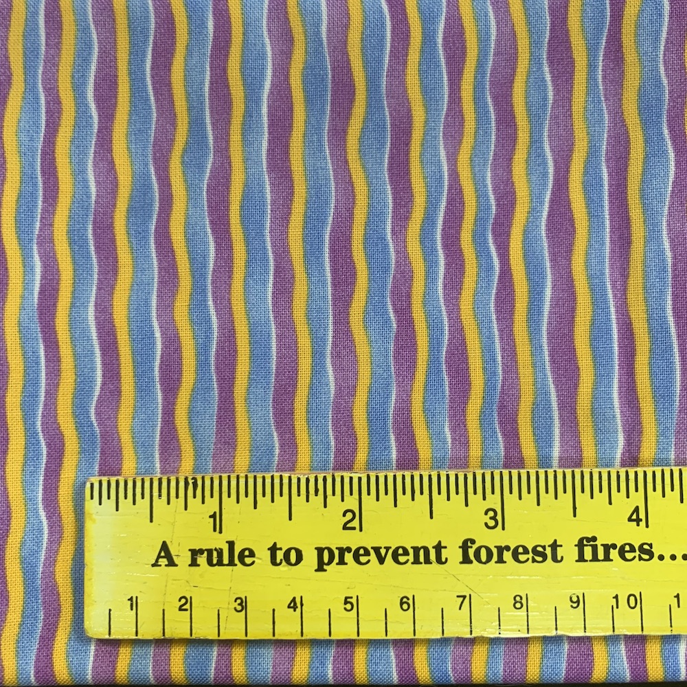 【USAプリント】50x55cm (USP-095)ストライプ柄 ブルー系
