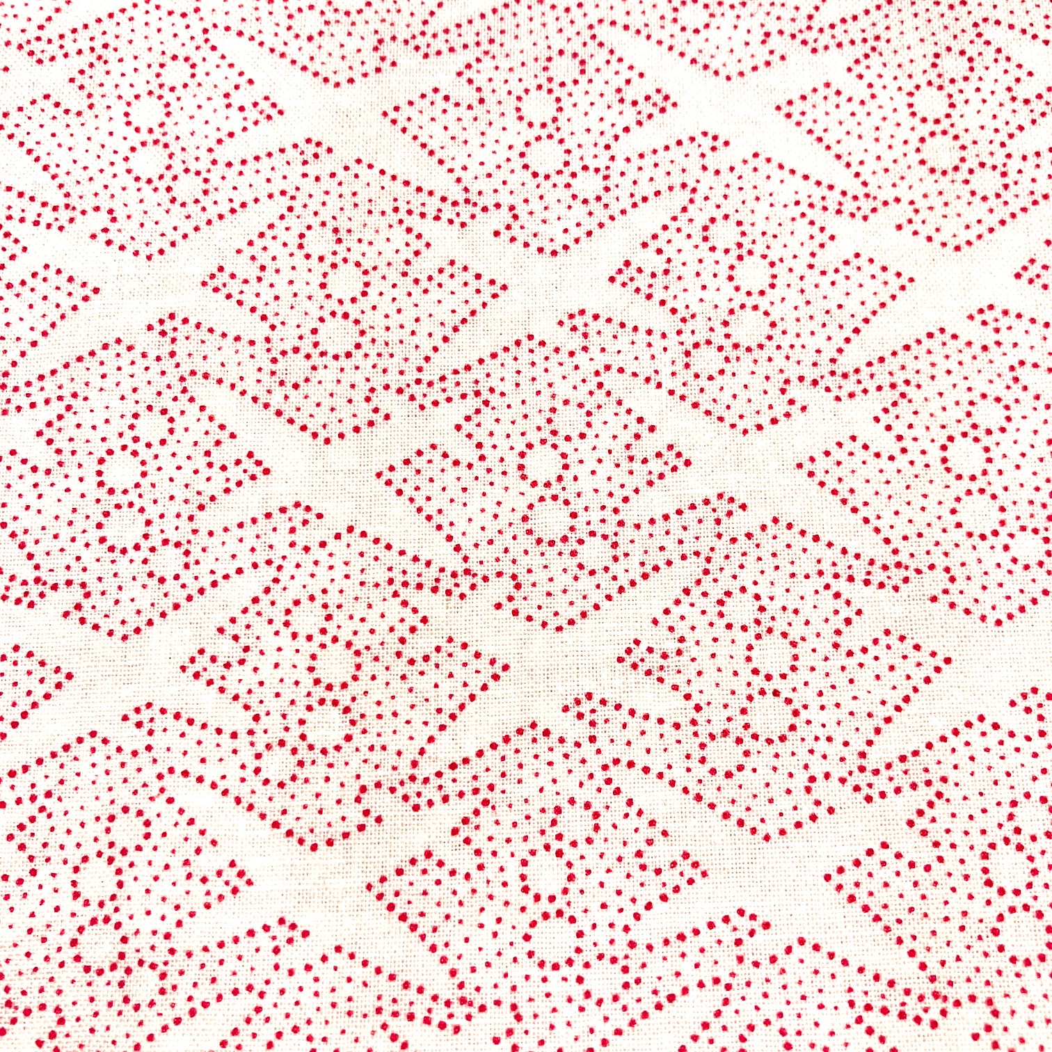 【サーティーズ（1930年代の復刻版生地）】UTH-210　レッド系 飛行機柄　50x55cm