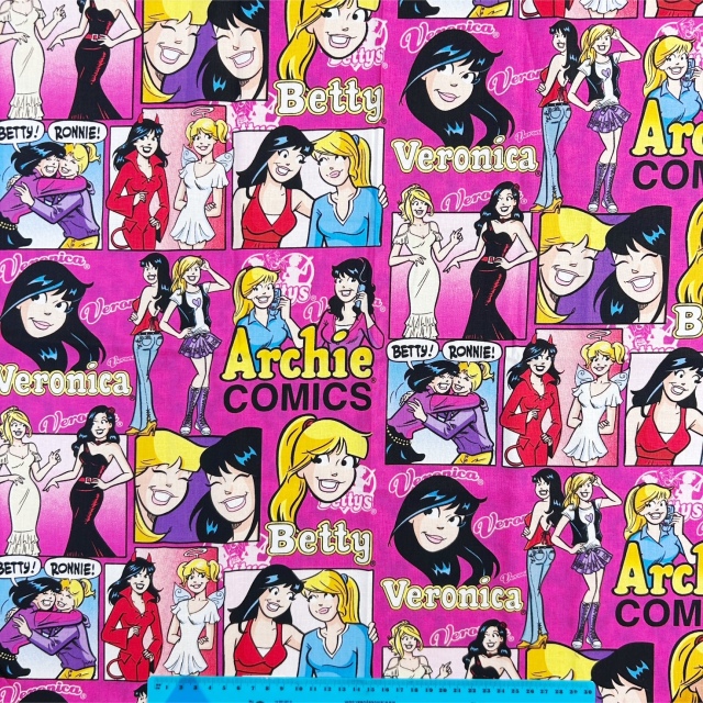 USAコットン 【アメコミ Archie Comics(アーチーコミックス) 布地