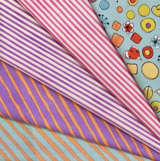 USAコットン 【 Loralie Designs 】ロラライハリス 33×37cmサイズ5柄5枚セット 数量限定アソートセット カットクロス アメリカ輸入生地(COS-065)