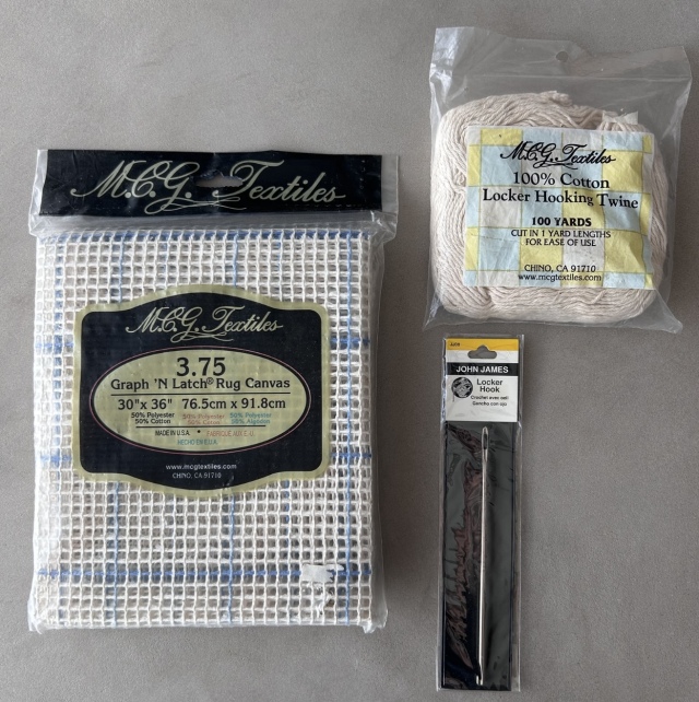 【再販・紐のみ】USA輸入 【 MCG Textiles・JOHN JAMES 】ヴィンテージ品  ロッカーフッキングセット  (NOT-328)