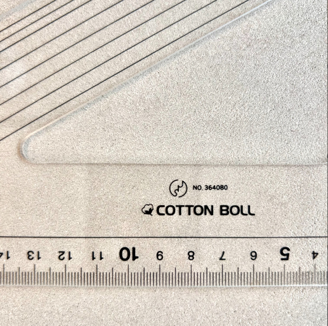 COTTON BOOL 】キルト用三角定規 キルティング ピースワーク 2枚組