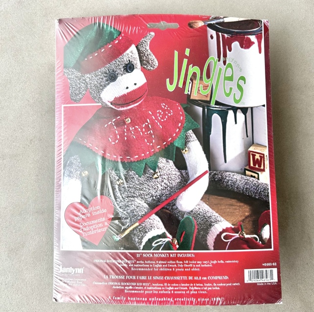 USA輸入 ヴィンテージ【Jingles Sock Monkey】 オールド