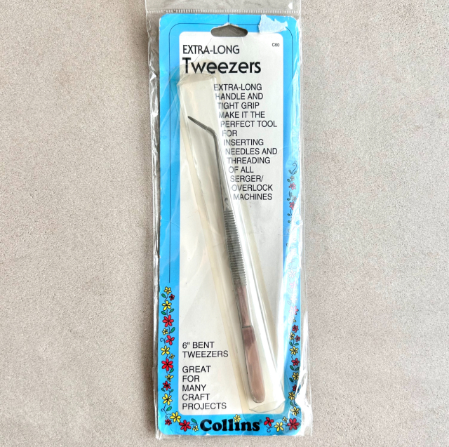 USA輸入【 COLLINS 】コリンズ  エクストラロングピンセット  (NOT-344)