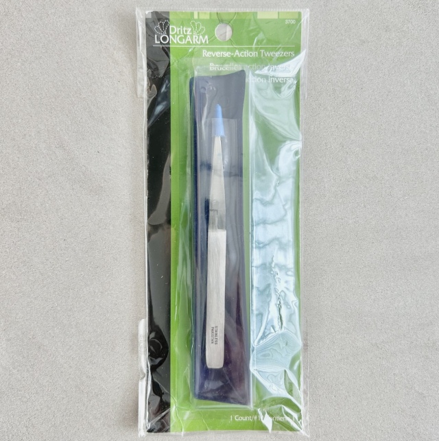 USA輸入【 Dritz 】ドルツ ロングアーム  逆作用ピンセット  (NOT-345)