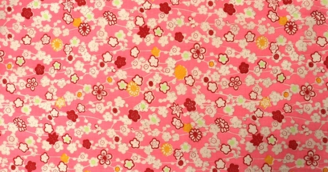 もめんちりめん5枚セット】JCC-106 ピンク系 和柄 つまみ細工やパッチ