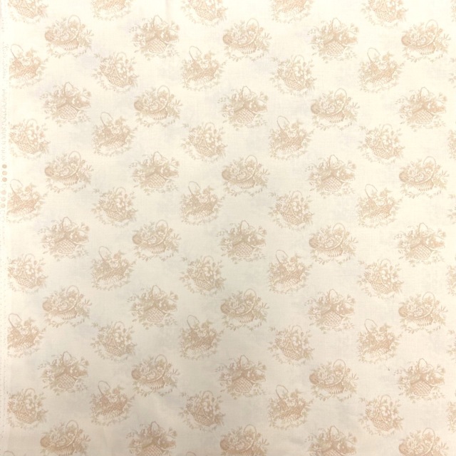 国産【こうの早苗先生デザインプリント】クラシカルなバラ柄 花