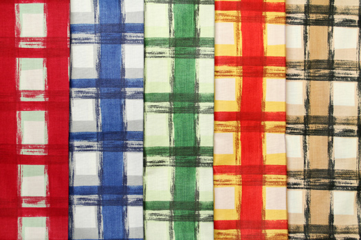 小関鈴子先生デザインプリント】50x55cm (JKS-090) チェック柄