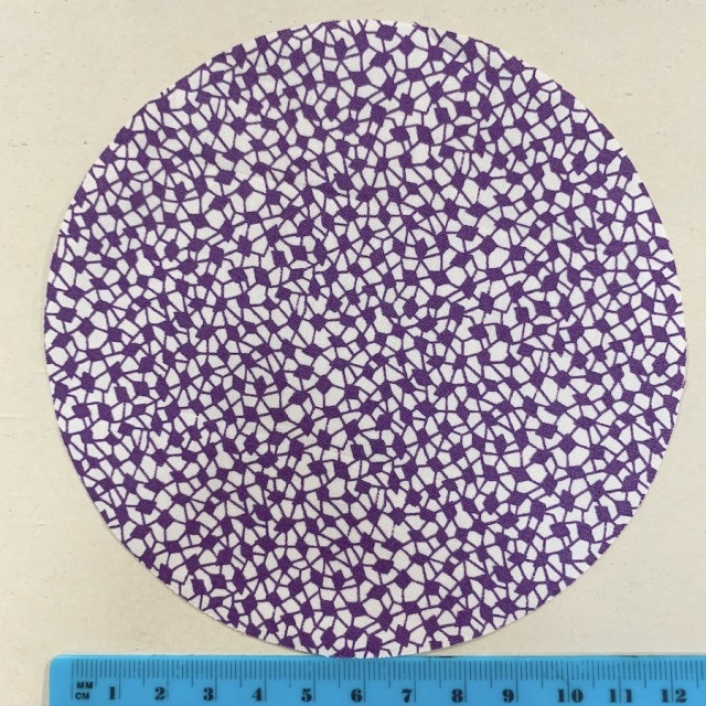 野原チャック先生デザイン生地】丸形カット済み生地 パッチワーク