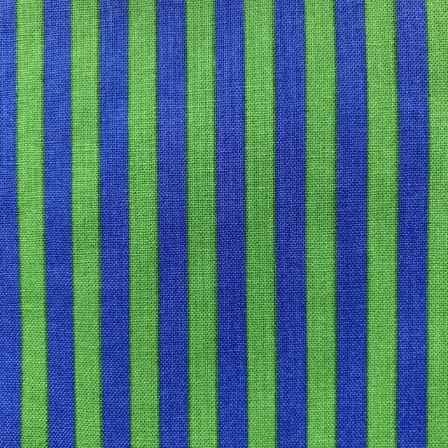 【ストライプ柄】　JOT-180  50×55cm  グリーン/ブルー