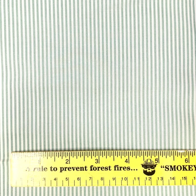 【ストライププリント】(JOT-209)　グリーン系　50×110cm
