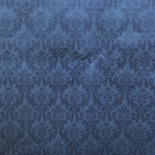 ジャガード織り生地   JOT-236  ダマスク柄　50×110cm刻み　4色展開/ブルー系