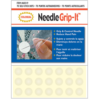 Classic Needle Grip-It　クラシック ニードルグリップ  アメリカ製シンブル  (NOT-001)手芸 キルト 針仕事 指先保護 シールタイプ