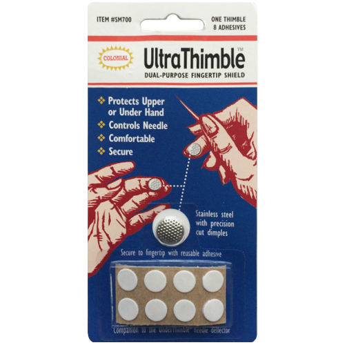 【COLONIAL】貼る金属製シンブル  Ultra Thimble - ウルトラシンブル - Made in USA(NOT-004)  1,210円⇒990円にプライスダウン！