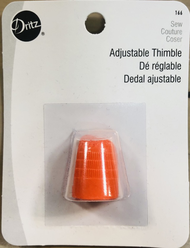Adjustable Thimble「アジャスタブル シンブル」-オレンジ 旧製品ペールオレンジ (NOT-007)