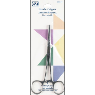 Needle Gripper「ニードルグリッパー」手芸用鉗子 指先やピンセットよりも生地が扱いやすく細かい作業に役立ちます。 (NOT-077)