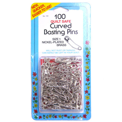 【Curved Basting Pins】カーブピン（小） 100個入り (NOT-113)