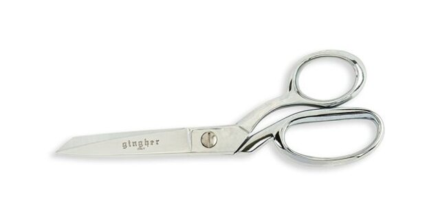 イタリア製【GINGHER/ギンガー  knife edge bent trimmers】布用  裁縫用ハサミ  6インチ  プロ愛用者多数の最高級品はさみ  手芸用ハサミ 化粧箱なし (NOT-250)