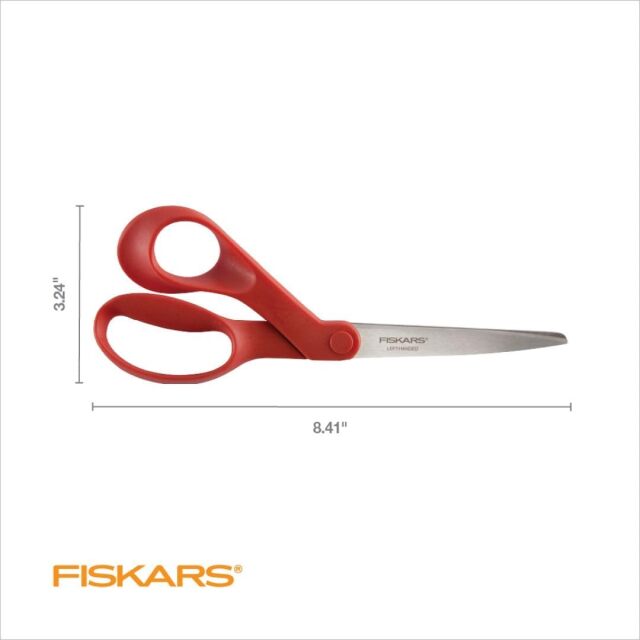 Fiskars】フィスカース 左利き用ハサミ 8インチはさみ(NOT-295)