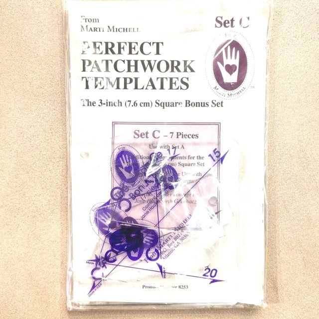 USA製【 Marti Michell 】マーティ・ミッチェル  パーフェクトパッチワーク アクリルテンプレート セットC  (NOT-305)