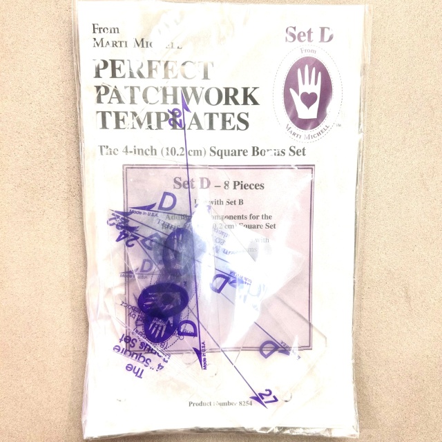 USA製【 Marti Michell 】マーティ・ミッチェル パーフェクトパッチワーク アクリルテンプレート セットD (NOT-306)