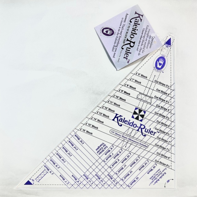 希少 輸入品 USA製【 Marti Michell 】マーティ・ミッチェル カレイドルーラー キルティング&パッチワーク、ソーイング定規 "6 × 16"インチ (NOT-313) 再入荷