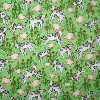 【動物プリント】50×55cm (UAN-006)