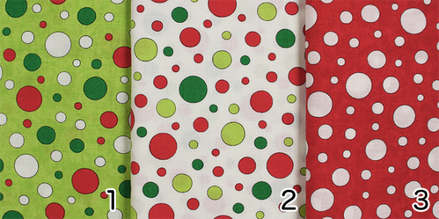 【クリスマス柄】ドット　(UCH-067H)