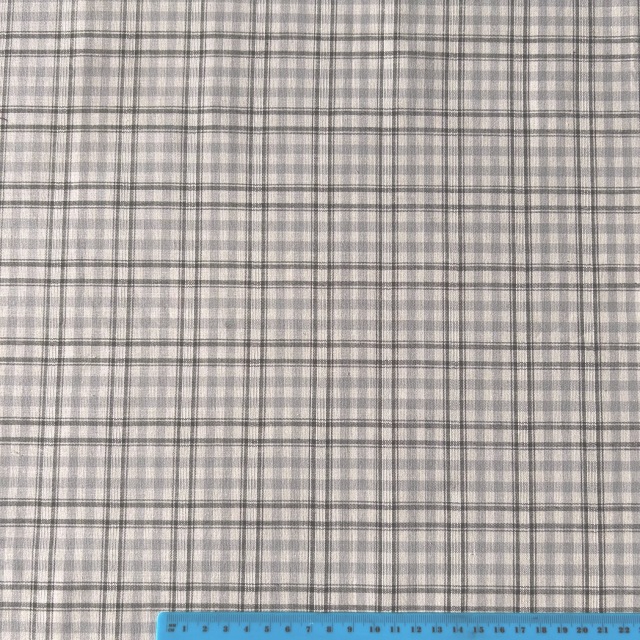 国産【チェックプリント】グレー系 チェック柄 (JCK-015)
