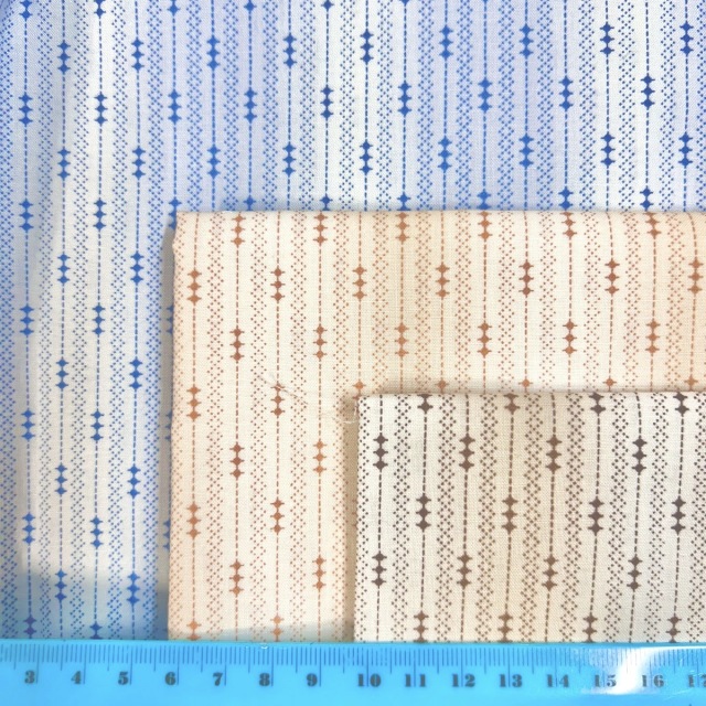 USAコットン【キャリコ】ストライプ柄 (UCR-002)