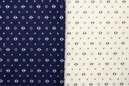 【USAコットン　キャリコ】ドット柄 (UCR-258)