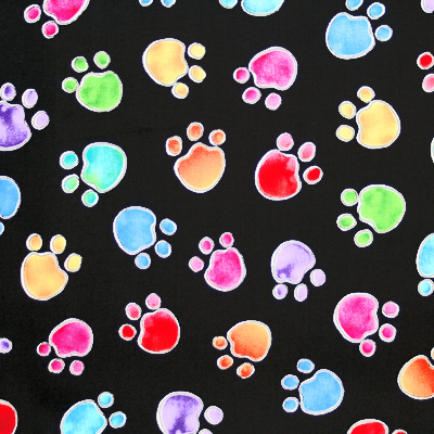 【足跡プリント】50x55cm (UCT-066) カラーバリエーション