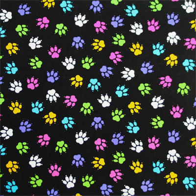 【足跡プリント】50x55cm (UCT-186) カラーバリエーション