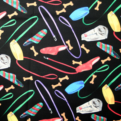 【犬柄プリント】50x55cm (UDG-056)