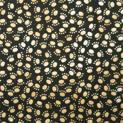 【足跡プリント】ブラック系 (UDG-092)