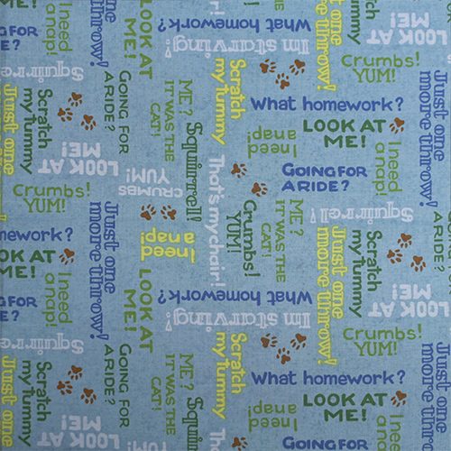 【犬柄プリント】50x55cm (UDG-099)