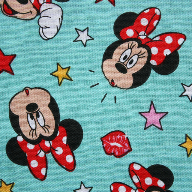 ディズニー キャラクター柄プリント Uds 102 コットンガーデン