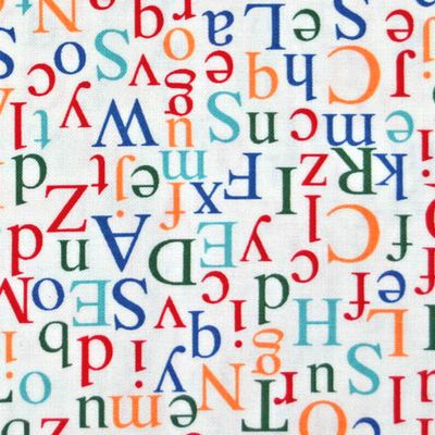 【英字プリント】50x55cm (UEG-002) カラーバリエーション