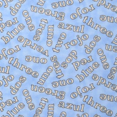 【英字プリント】50x55cm (UEG-003) カラーバリエーション