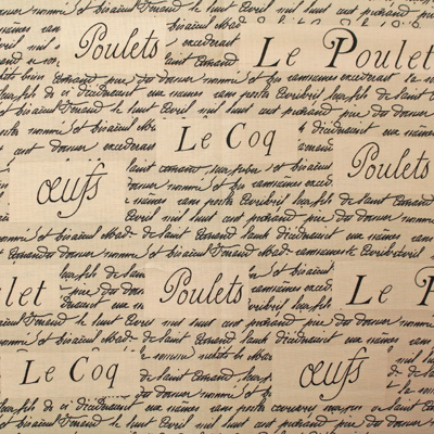 【英字プリント】50x55cm (UEG-051)