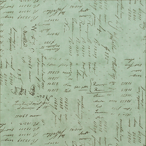 【英字・数字プリント】50x55cm (UEG-116)