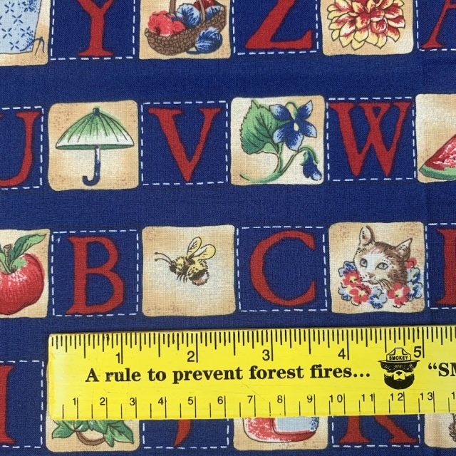 【英字プリント】UEG-152  ネイビー系　ネコ/フード/花柄