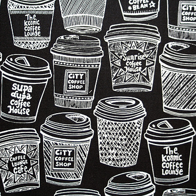 【Foods&Kitchen柄】50×55cm (UFK-096) カラーバリエーション