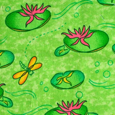 【カエル柄プリント】50x55cm (UFRG-003)