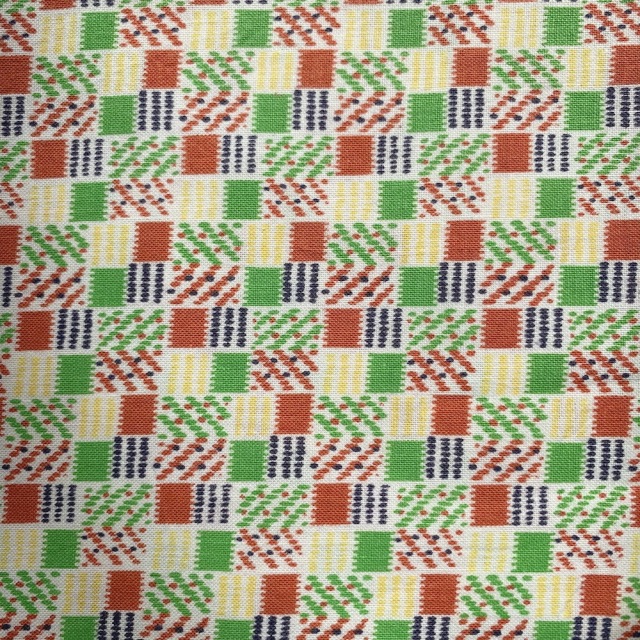 海外で人気の【フィードサック】 1930年代アメリカ製 穀物袋のカットクロス ヴィンテージ布  UFS-181